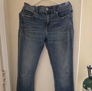 Express Blue Straight Leg Jeans Classic Denim